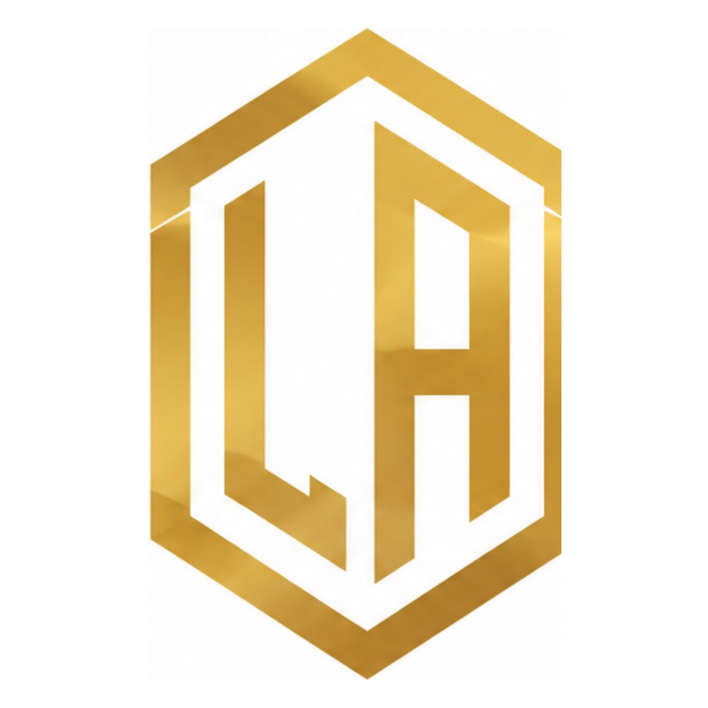 Law Abiding Roofing & Siding hexagon monogram